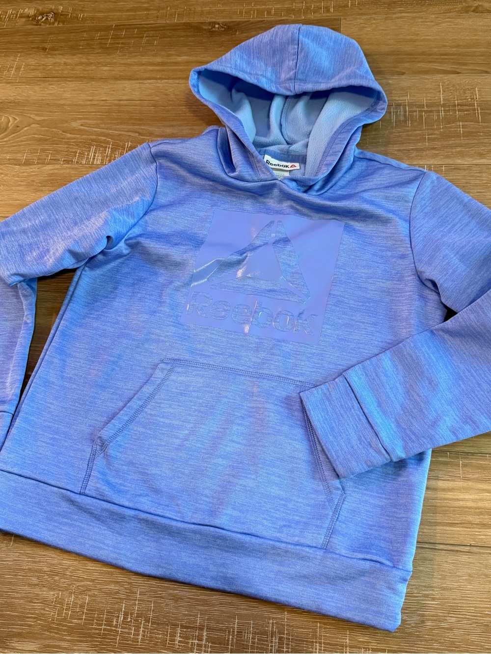 Reebok Kids XL 14/16 Lavender Pullover Hoodie with Gloss Logo